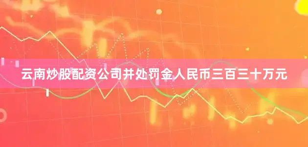 云南炒股配资公司并处罚金人民币三百三十万元